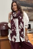 Laundry B Wicklow Scarf Deep Cherry /10 =
